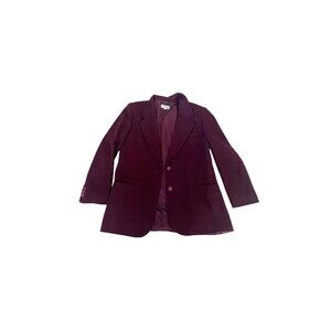 LL Bean Wool Blazer Women Size 12